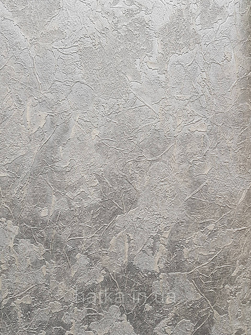 Шпалери вінілові на флізеліні гарячого тиснення DU&KA 1.06х10 вензель основа під штукатурку сірі коричневі Київ - фото 3