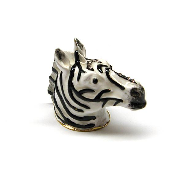 Наперсток со стразами сувенир Зебра Киев - изображение 1