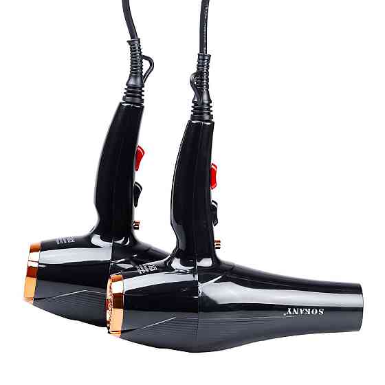 Професійний фен для волосся з насадками, іонізацією і холодним повітрям 2600 Вт Sokany SK-2214 Коломия