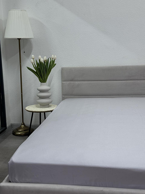 Ecotton Простирадло на резинці Ecotton 160х200 см сірий Light Grey 24564 Киев - изображение 4