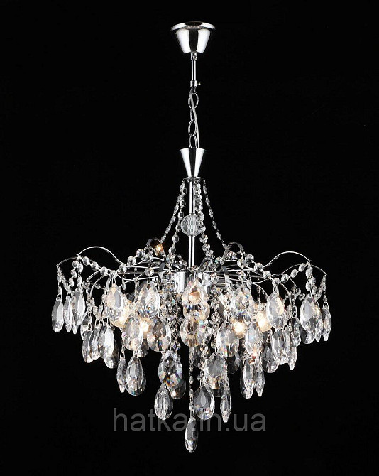 Люстра подвесная хрустальная E2741/5, Хром Киев - изображение 1