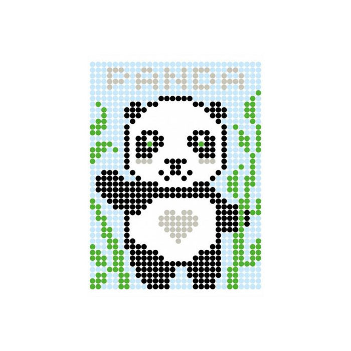 Картина по номерам стикерами в тубусе 