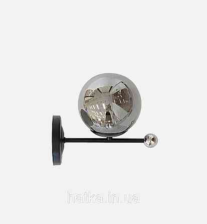 Настінне бра на 1 плафон B-91191/1 чорний+хром Київ