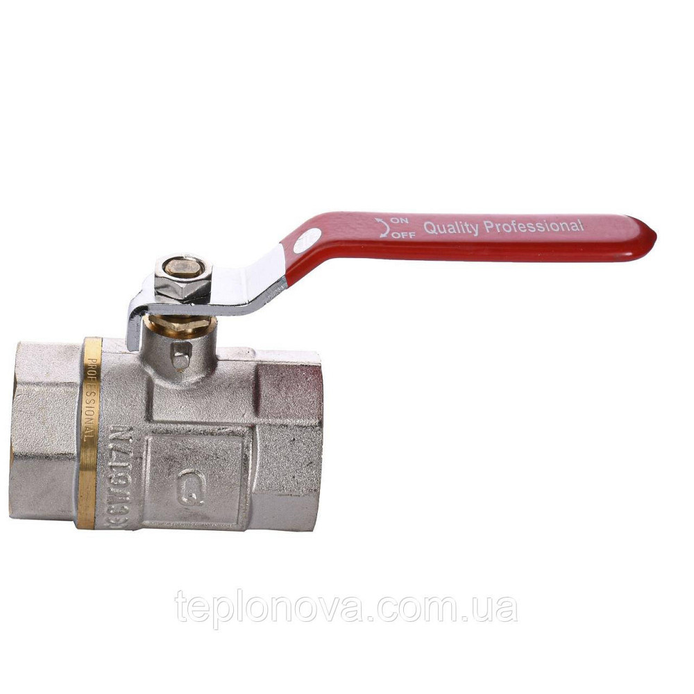 Кран шаровый прямой Q PROFESSIONAL 1 1/2″ ВВ КР PN40 QP151 Черновцы - изображение 3