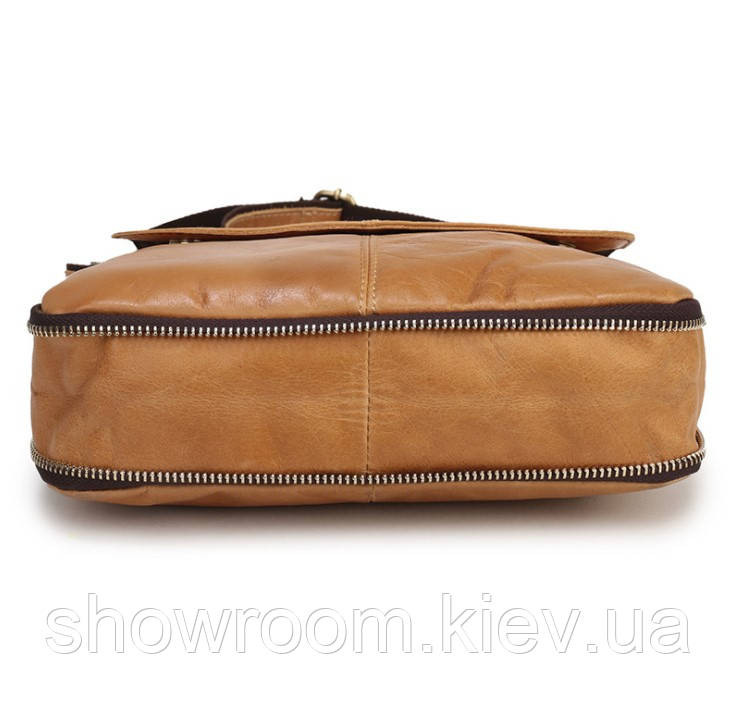 Мужская кожаная сумка планшетка Leather Collection (372) коричневая Киев - изображение 5