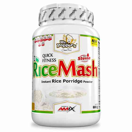 Рисова каша Amix Nutrition Mr.Popper´s- RiceMash-strawberry-yoghurt 600g Луцьк