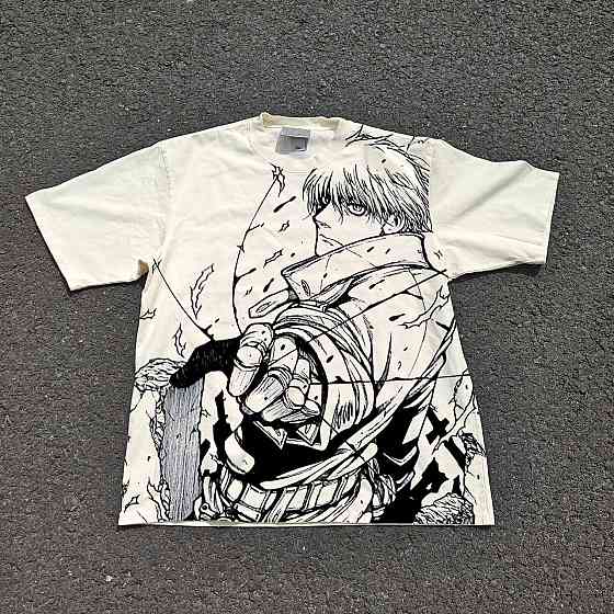 Футболка для мальчика с принтом аниме Аниме Хеллсинг Ултимате Тхе оверсайз (рост от 165 до 180 ) Черний Днепр