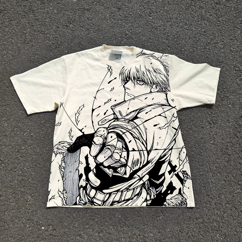 Футболка для мальчика с принтом аниме Аниме Хеллсинг Ултимате Тхе оверсайз (рост от 165 до 180 ) Черний Днепр - изображение 1