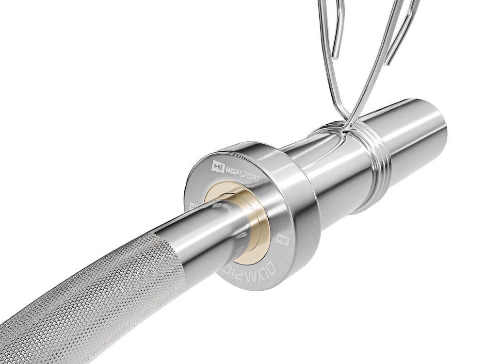 Гриф олімпійський Z-подібний Hop-Sport 120см (50 мм) Київ - фото 4