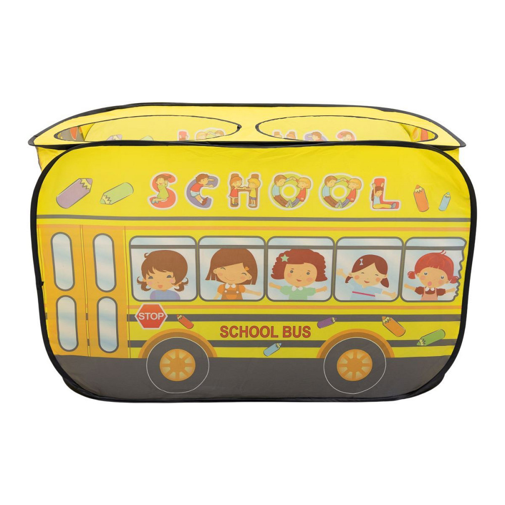 Lugi Дитячий ігровий намет «Шкільний автобус» 110×70×66 см намет для дітей Жовтий HP-S-5NDY Коломыя - изображение 2