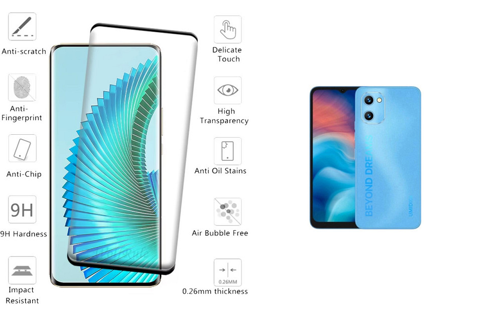 Защитное стекло HyperGlass Pro для UMIDIGI G3, G3 Max, G3 Plus – максимальная чувствительность и защита Киев - изображение 2
