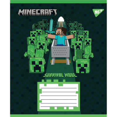 Тетрадь Yes Minecraft Walls А5 24 листа линия (767569) Винница - изображение 3
