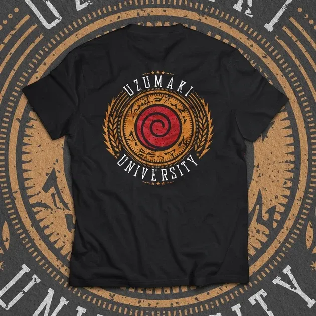 Футболка для підлітка хлопчика з принтом Наруто Uzumaki Univer140ity Розмір 160 Anime10799 Дніпро - фото 1