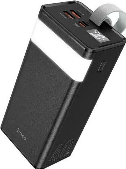 Powerbank с быстрой зарядкой и фонарем HOCO J86 40000mAh| Киев - изображение 4