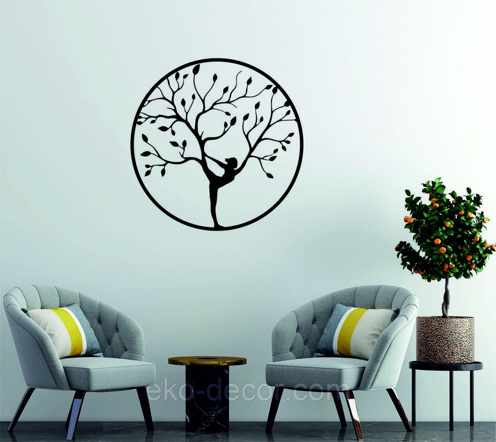 Декоративне настінне 3D Панно «ЙОГА» Декор на стіну з об'ємом Київ - фото 3