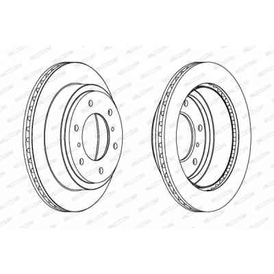 Гальмівний диск FERODO DDF1385C Вінниця