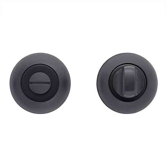 Сантехнічний фіксатор Gavrohe A5-WC Black  (накладка на двері санвузла з поворотником) чорний Київ