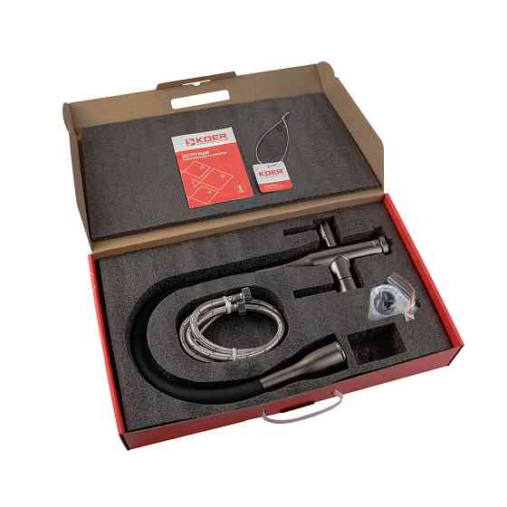 Кухонний змішувач Koer KI-72024-07 з виходом для питної води з нержавіючої сталі (KR5013) Харків