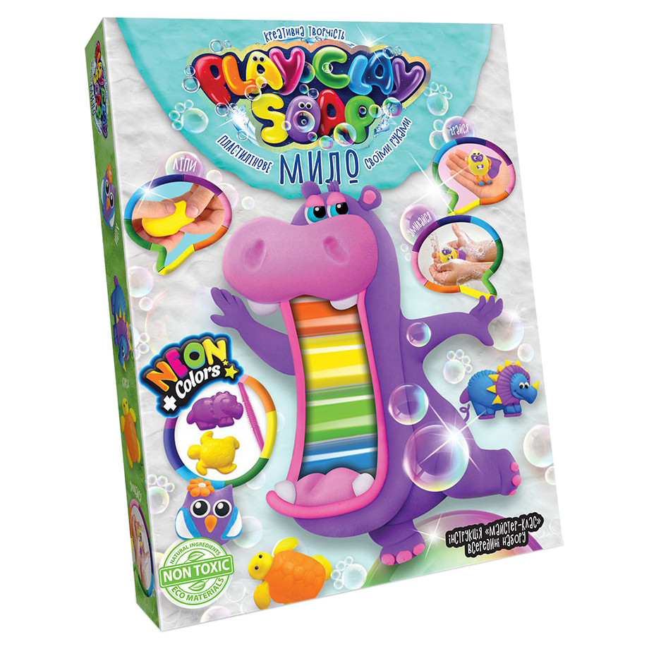 Набір креативної творчості "Пластилінове мило" Play Clay Soap PCS-03 середній  Бегемот Вінниця - фото 1