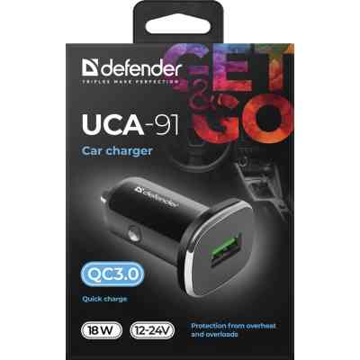 Зарядний пристрій Defender 1xUSB 18W (USB-A) QC3.0 3А UCA-91 (83830) Вінниця