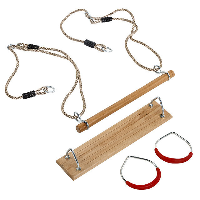 Комплект 3в1 Fun Pack для детской площадки: перекладина, кольца, сидение качели Киев - изображение 3