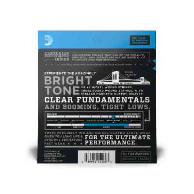 Струны для гитары D'Addario XL Nickel Wound Bass Reg Light Top / Med Bottom (45-105) (EXL165) Винница