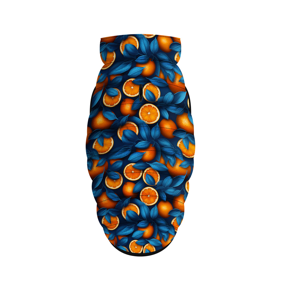 Курточка для собак WAUDOG Clothes малюнок "Апельсини", S30, В 58-62 см, С 42-46 см Коломыя - изображение 3