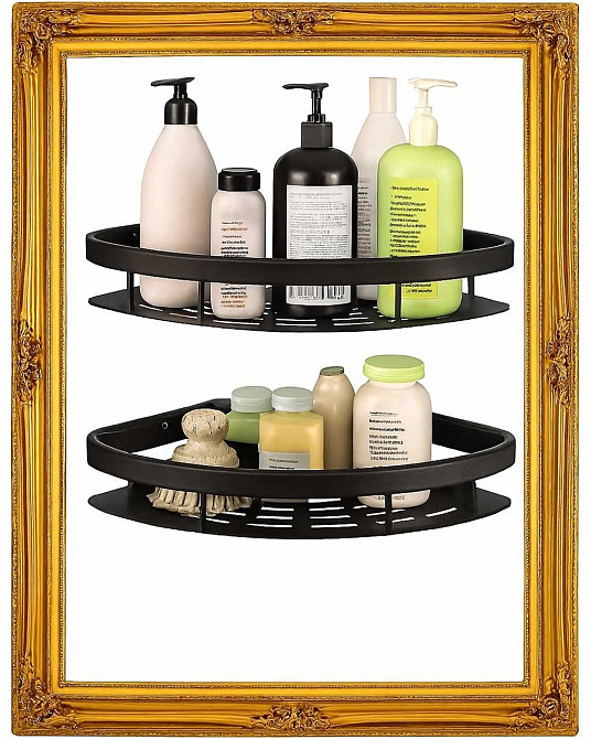 Полиця для ванної кімнати Настенная Угловая ПОЛКА Для душа  органайзер. Харків - фото 7