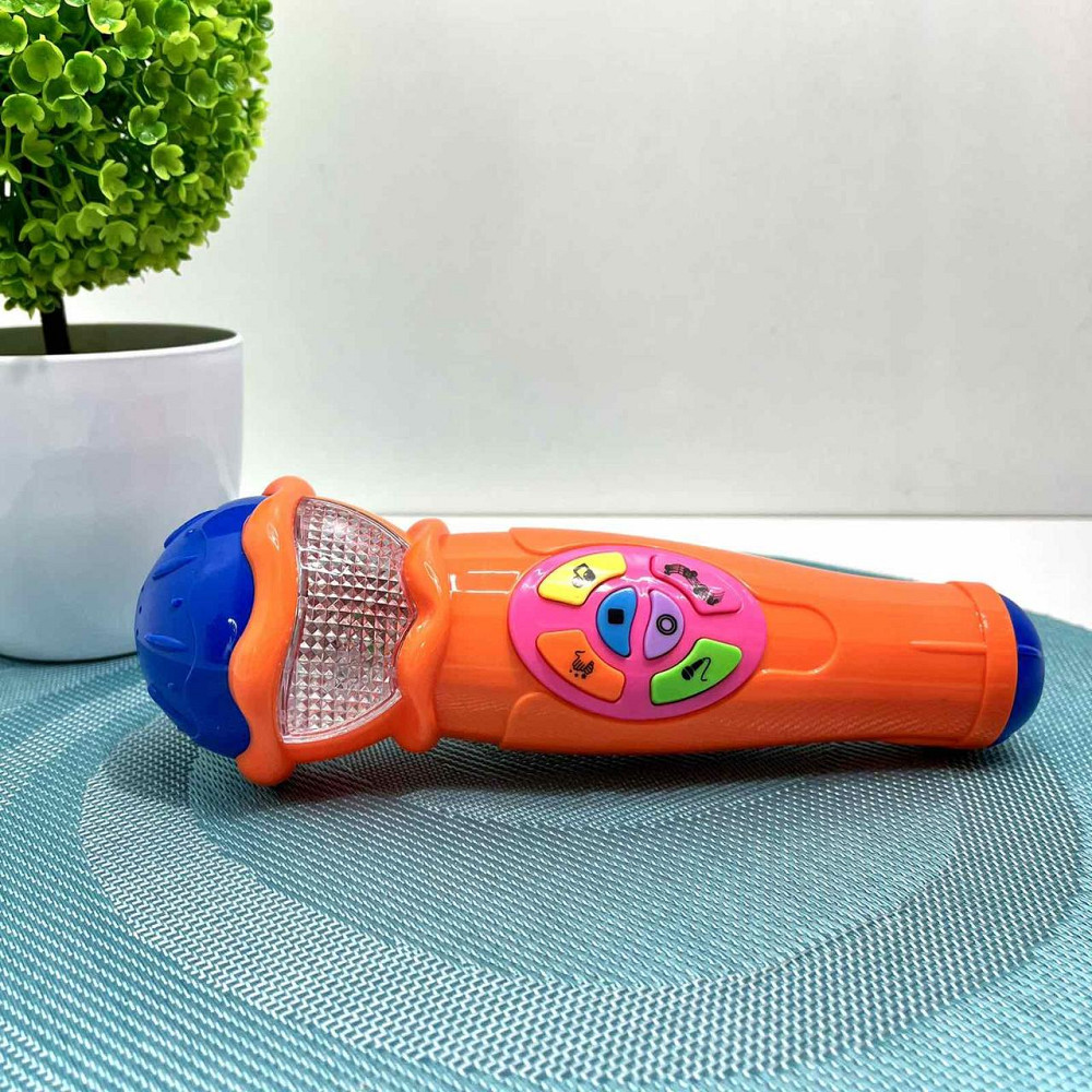 Мікрофон Limo Toy музичний дитячий 19см Помаранчевий (7043 UA) Чернигов - изображение 2