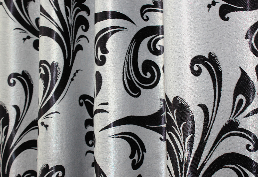 Комплект готовых штор VR-Textil Блэкаут Лилия № 140ш(Б) Серый 100х270 см 2шт (31-209) Киев - изображение 8