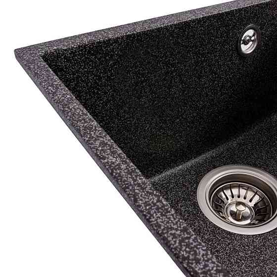 VALESO Гранітна мийка для кухні VALESO ROXY 3744 матова Графіт Киев