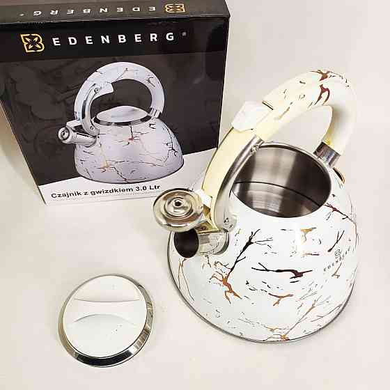 Чайник на плиту для кухні Edenberg EB-12610 3л, Чайники зі свистком заварювальні чайники VO-23 Львів