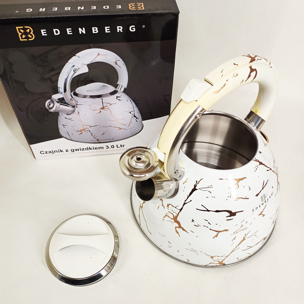 Чайник на плиту для кухні Edenberg EB-12610 3л, Чайники зі свистком заварювальні чайники VO-23 Львів - фото 3