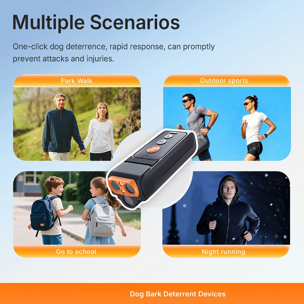 Отпугиватель собак ультразвуковой аккумуляторный Ultrasonic DR32B с фонариком Type-C Винница - изображение 5