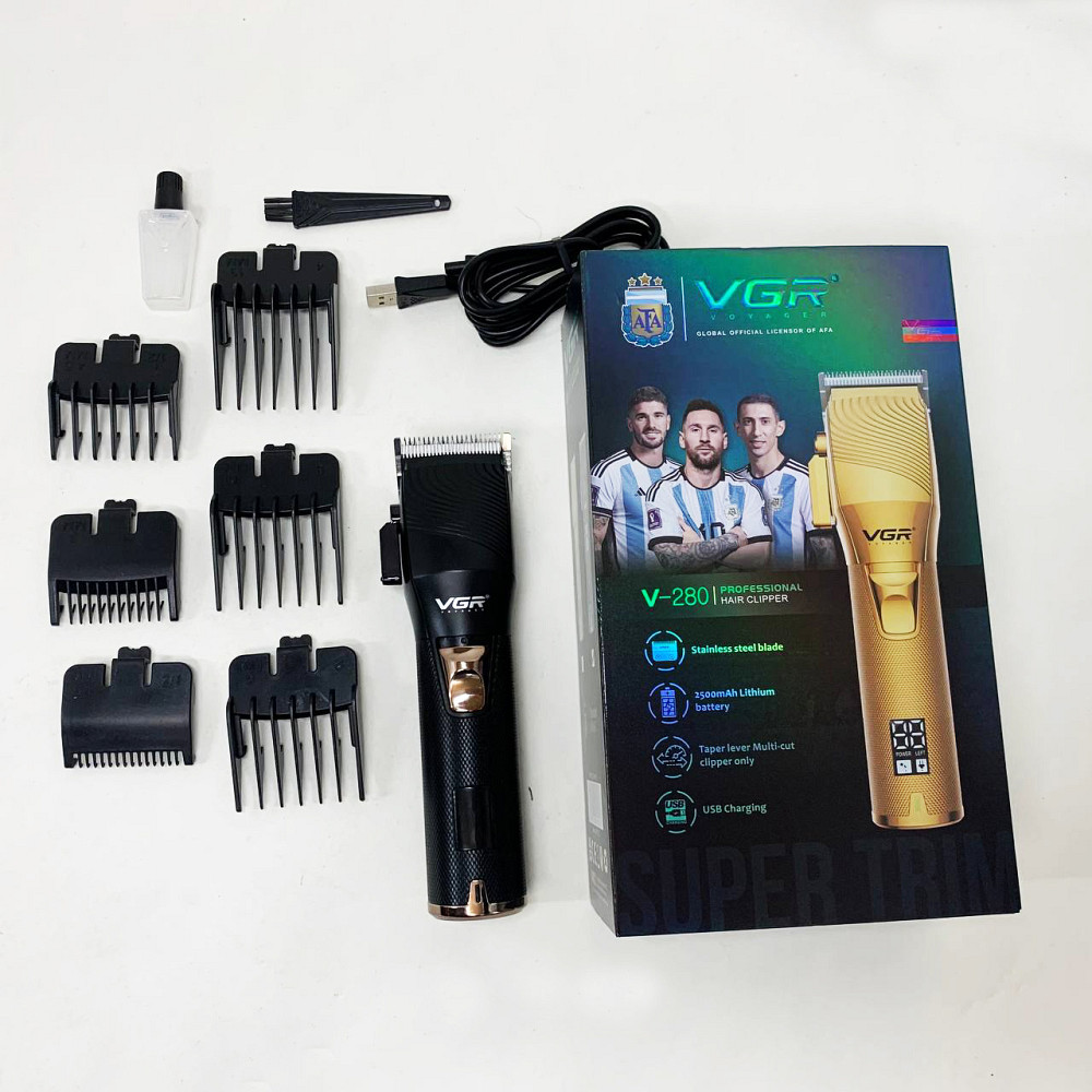 Професійна акумуляторна машинка Акумулятор, Машинка для стрижки акумуляторна з насадками UK-93 Івано-Франківськ - фото 6