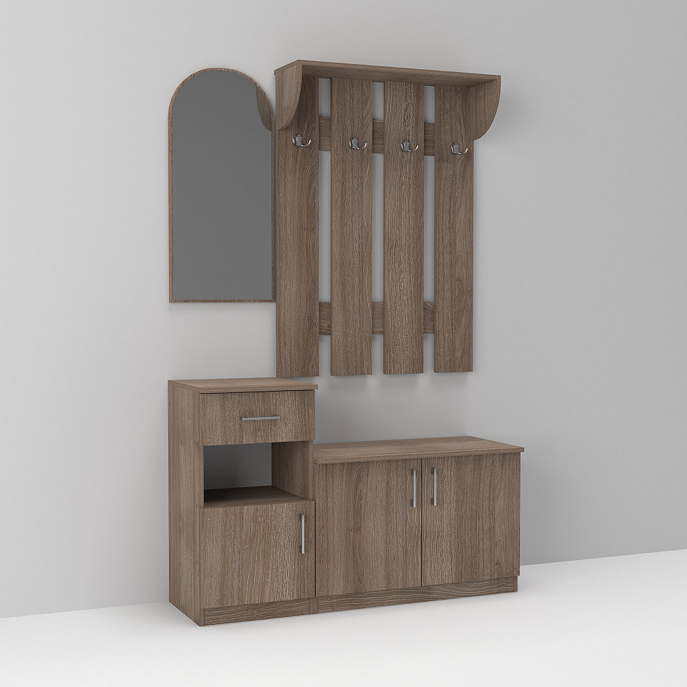 Передпокій Аліса, Дуб Шамоні Темний, 1000/400/1880 Львів - фото 1