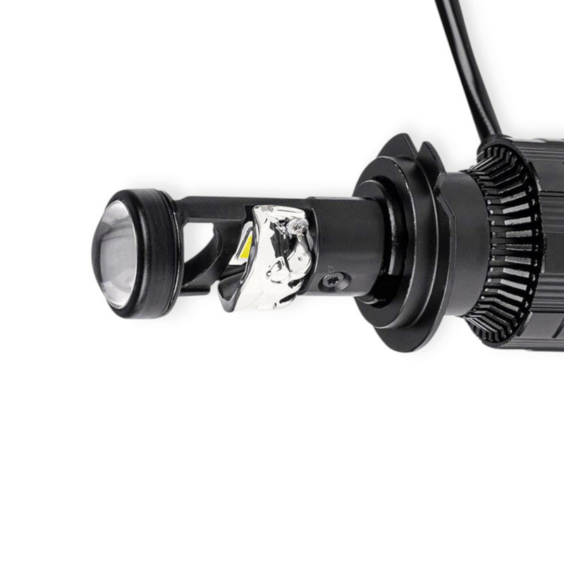 Автолампа H7 12V-24V EUROTUN NL19 60W 10000L 6000K радиатор и вентилятор линза обманка LED Мукачево - изображение 1