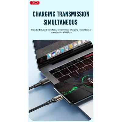 Дата кабель USB 2.0 AM to Micro 5P 1.0m 2.4A black XO (NB229-M-1-BK) Вінниця