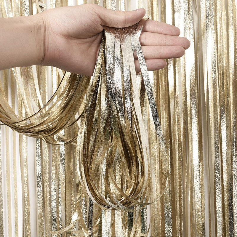 Шторы из фольги для фотозоны 2 м на 1 м шампань Киев - изображение 1