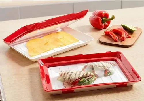 Многоразовый вакуумный лоток для хранение пищевых продуктов Clever Tray Коломия - фото 5