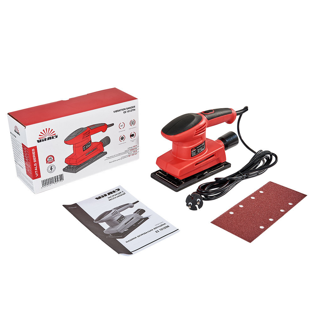Шліфувальна машина вібраційна Vitals Es 1512TM Харків - фото 10