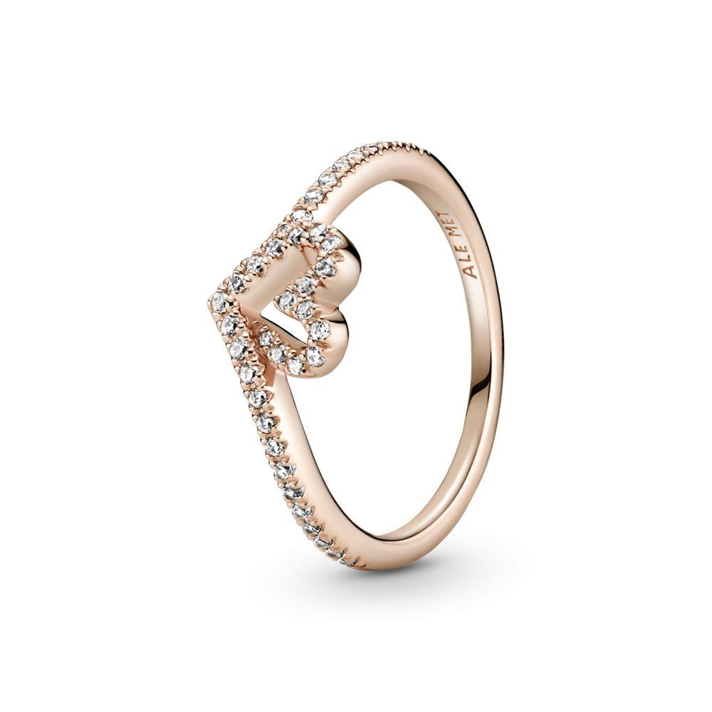 Срібна каблучка   "Блискуче серце" 189302C01 MasterSem Київ - фото 1