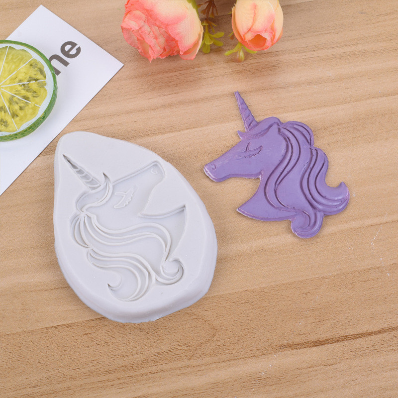 Силиконовая форма Единорог 100 на 65 мм серый Киев - изображение 6