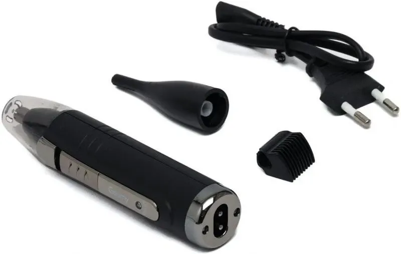 Акумуляторний Тример для носа та вух GEMEI GM-3109 2в1 2 насадки, гострі леза Одеса - фото 5