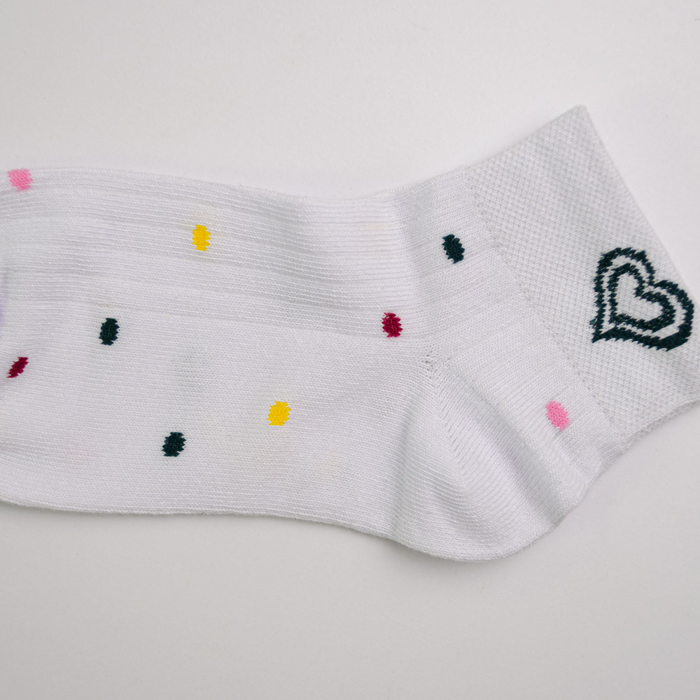 Набор носков хлопковых женских 10 пар Youstar 100 Средние 37-41 Белый черный Сумы - изображение 3