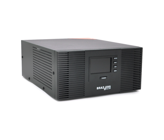 ДБЖ BRAZZERS BRSW-LFP-1500-24, 1200 Вт, 24 В, під зовнішній АКБ (LiFePo4/GEL/AGM), заряд 10/20 А, чиста синусоїда Київ