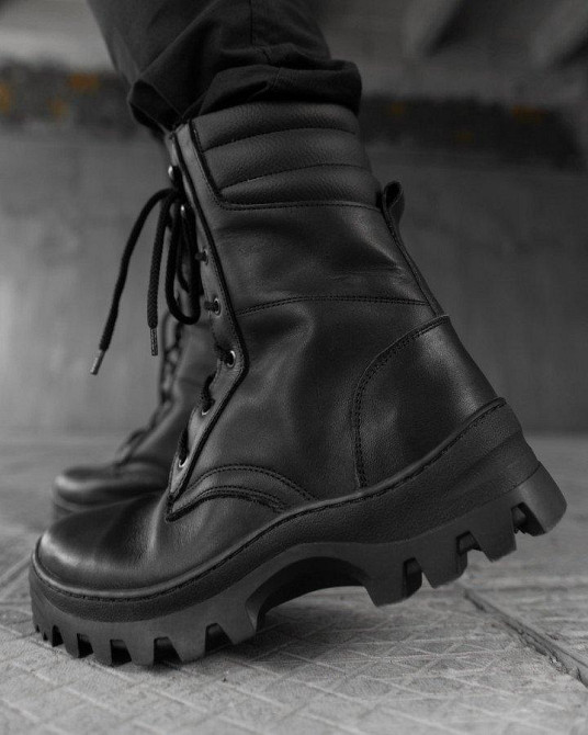Зимние тактические ботинки F-1 black ВТ0464 Одесса - изображение 4