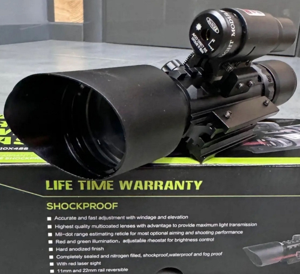 Оптичний приціл для АК усіх серій 3-10x42E з ЛЦВ. Київ - фото 4