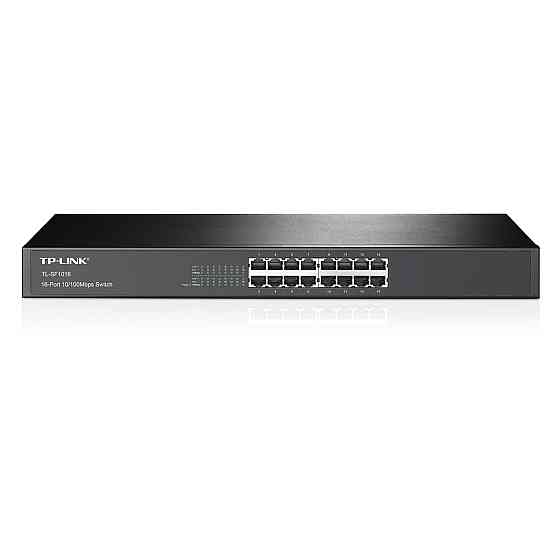 Комутатор TP-Link TL-SF1016 (16хFE, метал, монтаж у стійку) Ні Харків