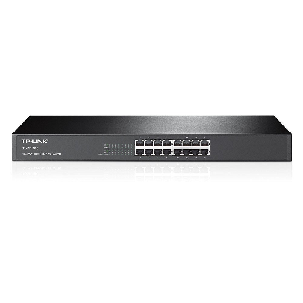 Комутатор TP-Link TL-SF1016 (16хFE, метал, монтаж у стійку) Ні Харків - фото 1